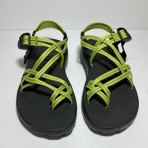 Chaco ZX/2  Womens Gladiator Strap Womens Waterproof Sandals Green Size 8